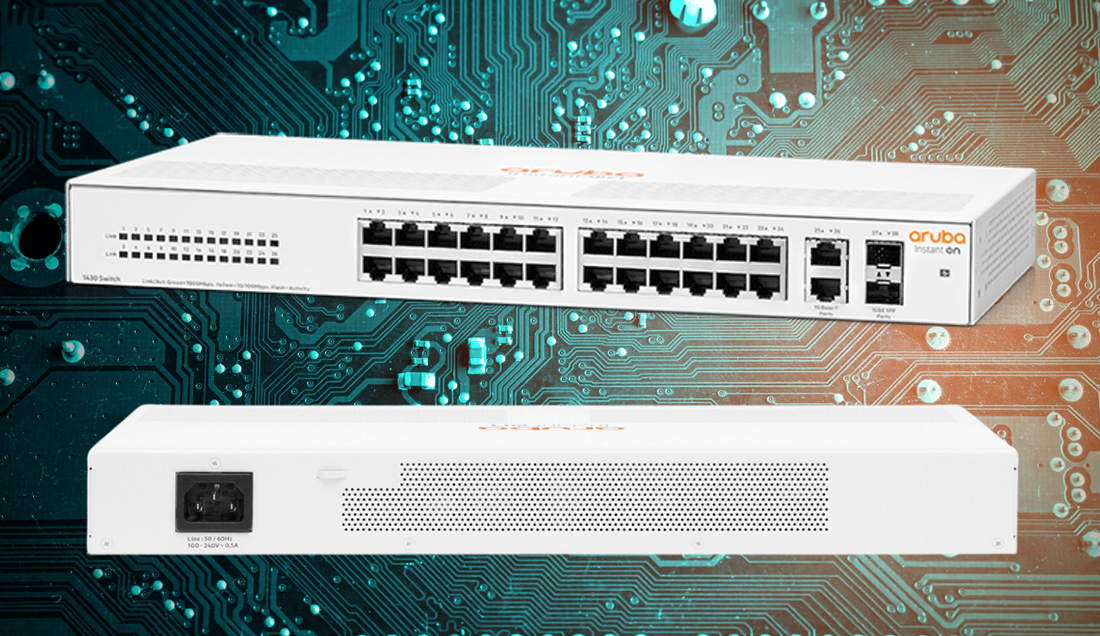 Switch mạng Aruba 24 cổng + 2SFP gigabit R8R50A