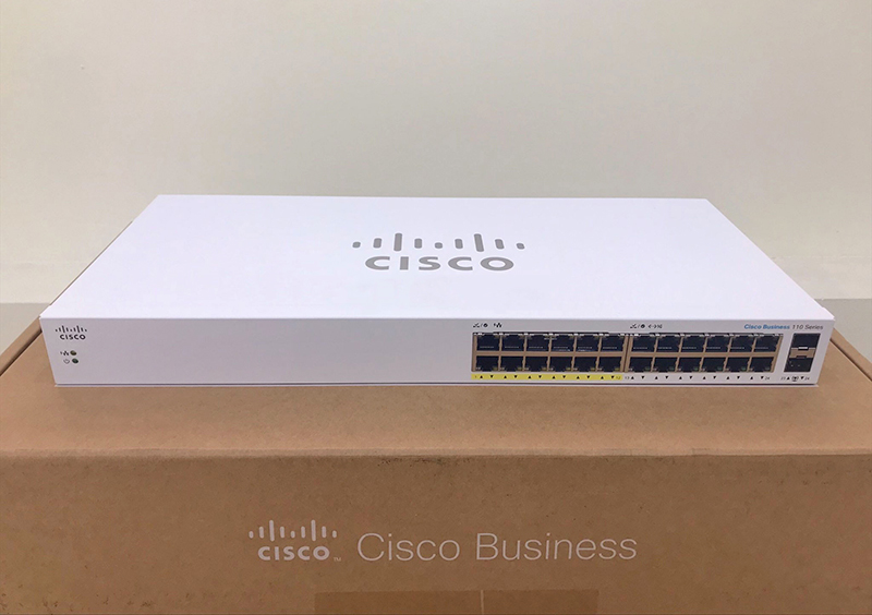 Thiết bị chuyển mạch Cisco CBS110-24T-EU chính hãng