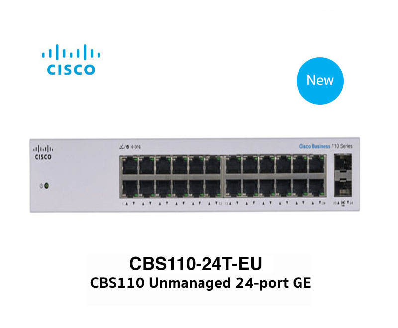 Thiết bị chuyển mạch Cisco CBS110-24T-EU chính hãng