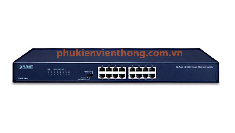 Switch mạng 16 cổng PLANET 10/100mbs FNSW-1601