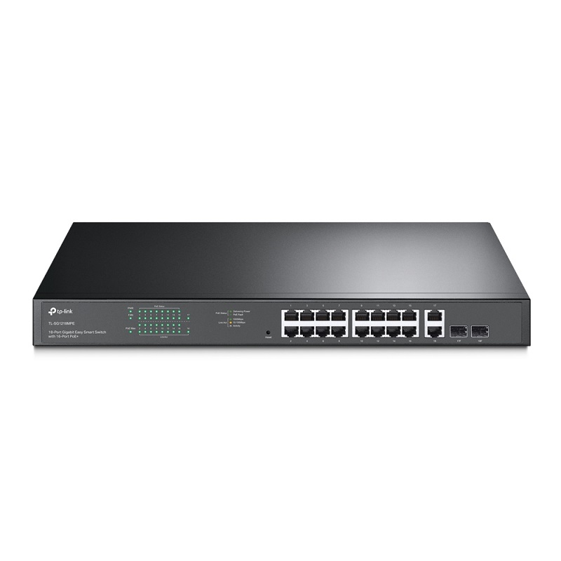 Switch thông minh đơn giản 18-Port Gigabit với 16-Port PoE+ TPlink TL-SG1218MPE