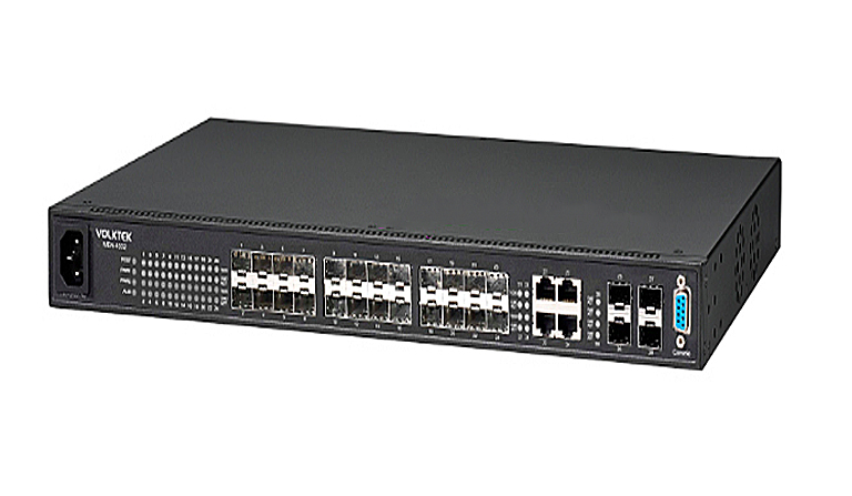Bộ chuyển mạch VOLKTEK - 24 Port SFP Gigabit Full L2 Managed FTTH Fiber Switch  MEN-4532B