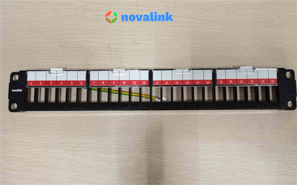 Thanh đấu nối, Patch Panel CAT6 Novalink 12 Port CC-06-00063 | Chính Hãng Taiwan