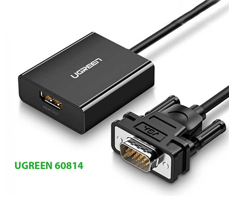 Bộ Chuyển VGA to HDMI+AUDIO Ugreen 60814