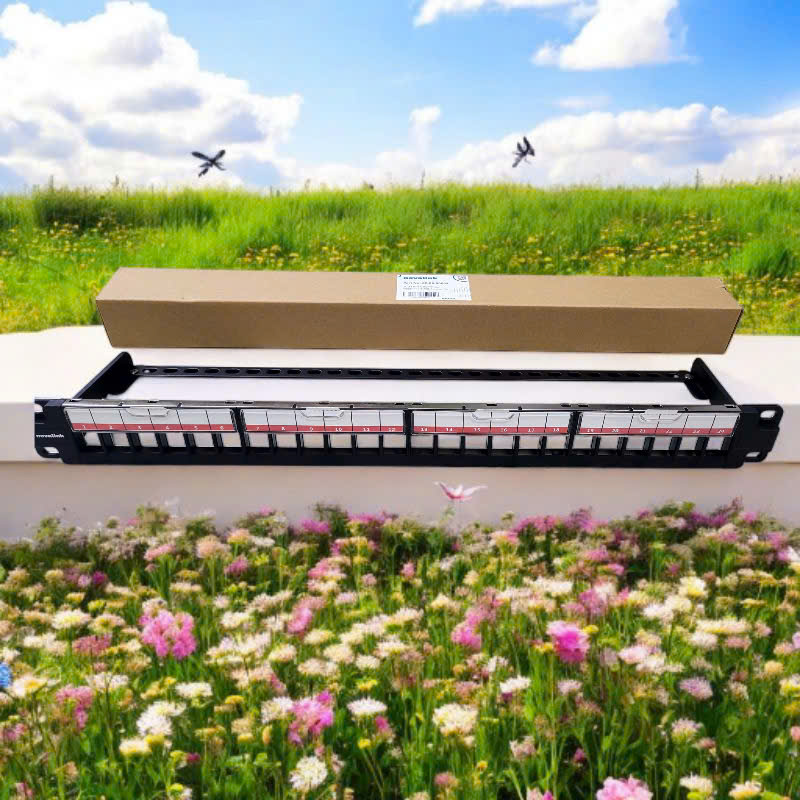 Patch Panel Novalink CC-06-00063 - khung tủ rack 19 inch