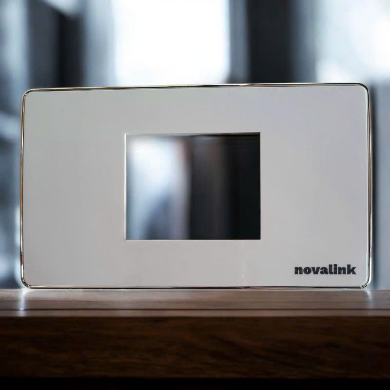 Mặt sau ổ cắm mạng 2 port Novalink NV-21002WS