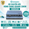 bộ kéo dài hdmi qua cáp quang 20km