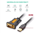 Cáp USB to RS232  Ugreen 20223 dài 3m chính hãng