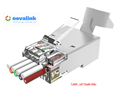 Đầu Bấm, Hạt Mạng Cat6A Cat7 Xuyên Thấu NOVALINK | Mạ Vàng 50U | Hộp 100 Cái