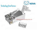 Đầu bấm mạng Nova cat6A FTP chống nhiễu P/N : CC-01-00017 cao cấp