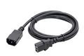 Dây, cáp  nguồn C13-C14 Novalink SN-52000B 3x1.5mm 0.3m (Đen) - Hàng VN, 10A