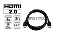 Dây cáp tín hiệu HDMI 2.0 SINOAMIGO 1.5m chính hãng 31002