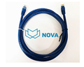 Dây nhảy mạng cat 6 NOVA NV-20102 dài 1m màu xanh chính hãng