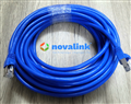 Dây nhảy mạng cat6 A 10m màu xanh