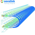 Dây nhảy mạng Cat6 dài  0.2m  mầu Xanh - Lõi đồng 24AWG, Kiểm định Fluke  NV-20114A
