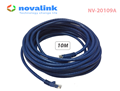 Dây nhảy, patch cord  cat6 10m NOVALINK NV-20109A chính hãng