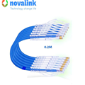 Dây nhẩy, patch cord  UTP cat6 dài 30cm Novalink NV-20118A , 24AWG, 550Mhz tốc độ 1Gb chính hãng