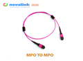 Dây nhảy quang OM4,MPO - MPO dài 5m Novalink NV-61614A chính hãng