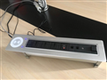 Hộp Ổ Cắm Âm Bàn Nắp Mở Điện NV-ST803WQI | Điện, LAN, HDMI, VGA, USB, Sạc Không Dây