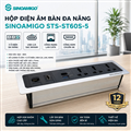 Hộp ổ điện âm bàn Sinoamigo STS-ST60S-5 | Đa năng, Cao cấp, tích hợp HDMI, LAN, USB