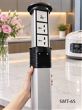 Ổ Điện Âm Bàn Bếp Nâng Hạ Sinoamigo STP-1W Trắng Ngà Cao Cấp