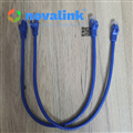 Patch cord, Dây nhảy, cáp mạng đúc Cat6 dài 0.5m NV-20101A, 100% đồng, 24AWG, Pass Fluke, màu xanh