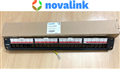 Patch Panel Cat6A Novalink 24 cổng CC-06-00063 | Khung gắn module chuẩn Shielded 1U