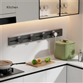 Thanh Ray Điện Novalink KZ02-04B Dài 60cm , Âm Bàn Âm Tường |,32A - 8000W - Màu Đen