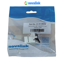Nhân mạng, ổ cắm mạng  Cat6 Novalink | Chân mạ vàng 50U | Keystone cao cấp công nghệ Taiwan