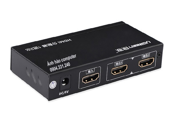 Bộ chia HDMI 2 cổng 40201 chất lượng chính hãng Ugreen