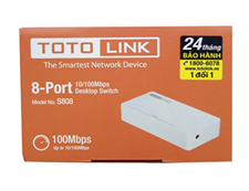 Bộ chia mạng  8 cổng Totolink 10/100Mbps  S808_v4