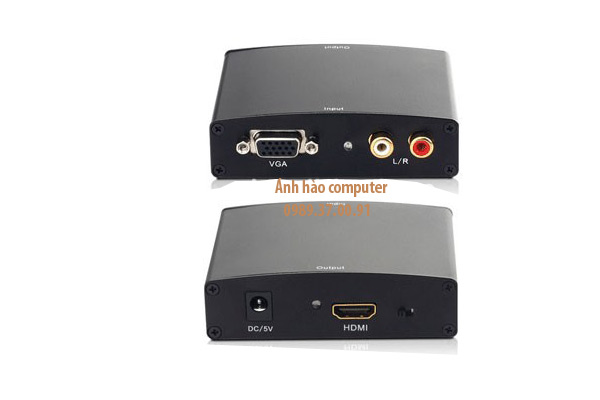 Bộ chuyển đổi VGA sang HDMI có nguồn giá tốt tại Hà Nội