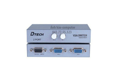 Bộ gộp tín hiệu VGA, Switch  VGA 2 vào 1 ra Dtech  mã DT-7032