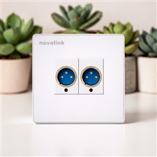 Bộ Ổ Âm Tường 02 Canon XLR F24 Chính Hãng - Giải Pháp Âm Thanh Sân Khấu