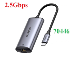Cáp chuyển USB Type-C to LAN 2.5Gbps Ugreen 70446