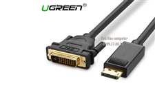 Cáp Displaporrt to DVI(24+5) chính hãng Ugreen 15cm  mã  20405 cao cấp