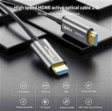 Cáp HDMI 2.0 sợi quang Novalink NV-32010 4Kx60hz dài 20m chính hãng