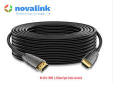 HDMI 2.1 Novalink NV-33011A - Cáp AOC 15m truyền tải 8K mượt mà, không độ trễ hỗ trợ 8K 120hz