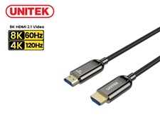 Cáp HDMI 8k UNITEK Sợi Quang dài 40m S/N C11085GY01-40 chính hãng