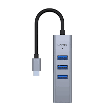 Cáp Type-C sang USB 3.0 + LAN UNITEK H1904A | Chính hãng, tốc độ cao