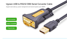 Cáp USB to RS232  Ugreen 20211 dài 1,5m chính hãng