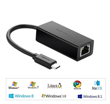 Cáp USB TYPE C sang RJ45 10/100/1000 Mbs Ugreen 50307