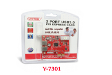 Card chuyển đổi PCI Express to USB 3.0 Y-7301 Unitek