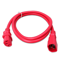 Dây nguồn PDU C13 to C14 1.5m đỏ Novalink NV-52003R | 16AWG, 13A, chuẩn UL
