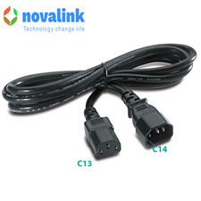Dây Nguồn UPS, PDU C13 C14 Dài 4M | Lõi Đồng 3G x 1.5mm Chính Hãng