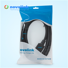 Dây Nguồn UPS, PDU C13 C14 Dài 4M Novalink NV-52005A | Lõi Đồng 3G x 1.5mm Chính Hãng