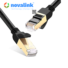 Dây nhảy, cáp đấu nối  mạng Cat7 NOVALINK 30m NV-66010 chống nhiễu S/FTP