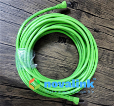 Dây Nhảy Mạng Cat6A STP 15m Màu Green NV-63110A 10Gbps Chống Nhiễu