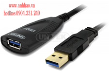 Dây nối dài cổng USB 3.0 dài 5m Unitek (Y-3015) hàng chính hãng