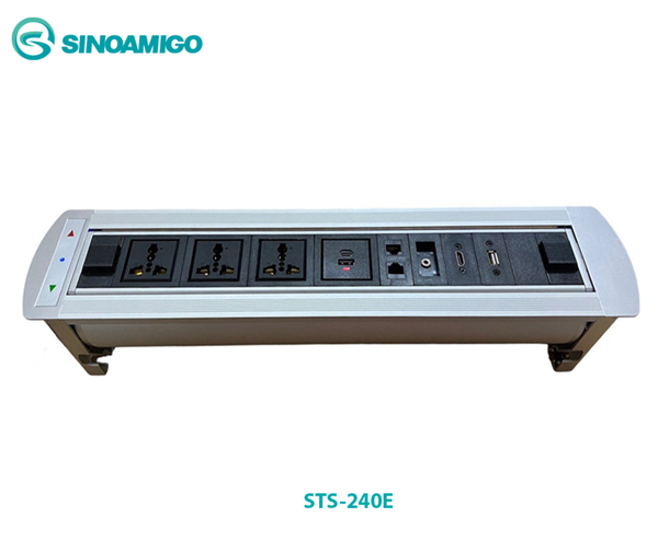 Hộp ổ cắm âm bàn sinoamigo STS-240E cao cấp chính hãng !